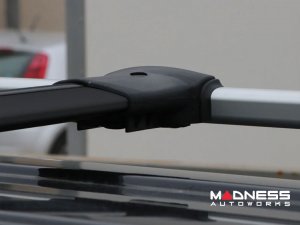 Jeep Renegade Roof Rack Cross Bars - for models w/ factory roof rails - Black - Fly Bar (2015-2023)